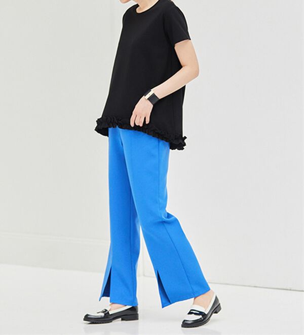 RANAN（ラナン）の「ひんやり！裾フリル使いプルオーバー（カットソー）」｜詳細画像