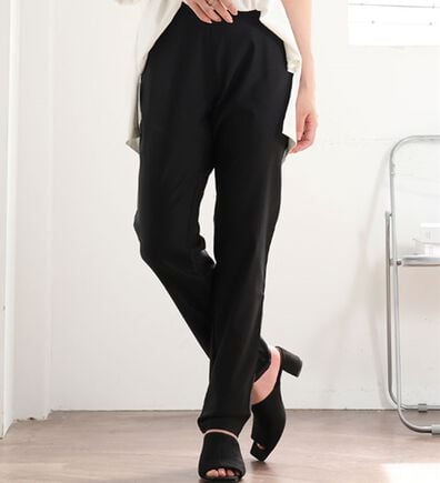 A HAPPY MARILYN（アハッピーマリリン）の「【Ｍ～８Ｌ】【楽冷】接触冷感ストレッチ美脚レギンスパンツ（フルレングスパンツ）」