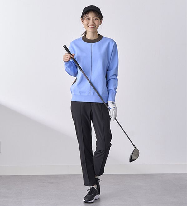 BELLUNA（ベルーナ）の「配色ラインニットプルオーバー（ニット・セーター）」｜詳細画像