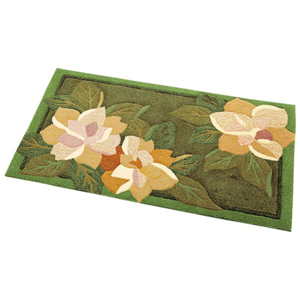 「ロイヤルフック玄関マット（玄関マット）」｜グリーン