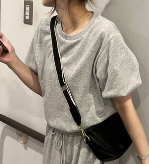 GeeRA（ジーラ）の「パフスリーブスウェットＴ（カットソー）」｜杢グレー