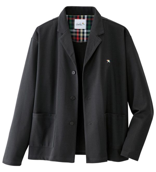 「＜アーノルド　パーマー＞ミラノリブカーディガンジャケット（メンズカーディガン）」｜チャコール