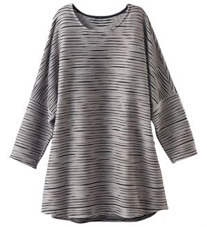 BELLUNA（ベルーナ）の「変わり編ドルマンデザインチュニック（チュニック）」｜詳細画像