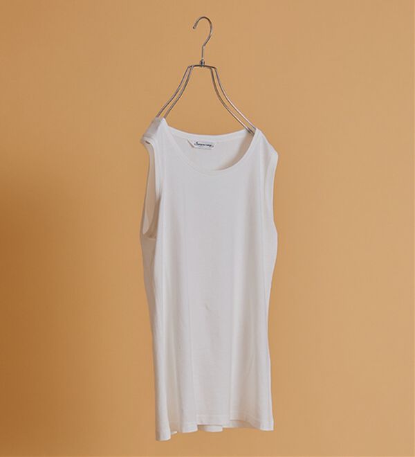BELLUNA（ベルーナ）の「ヒンヤリ綿１００％大人顔タンクトップ（タンクトップ・キャミソール）」｜詳細画像