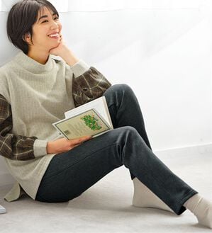 BELLUNA（ベルーナ）の「裏ベロアストレッチ素材レギンスパンツ【Prima fit pants】（スパッツ・レギンス）」｜詳細画像