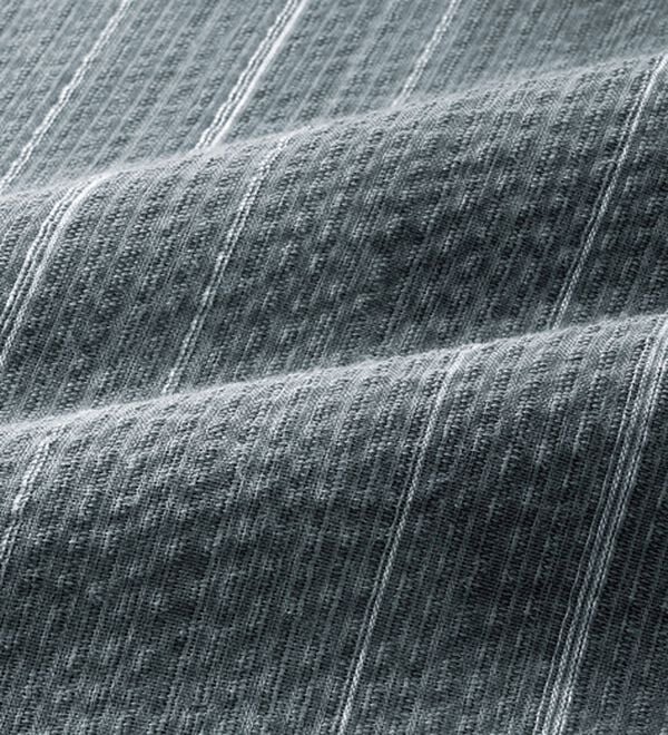 「＜クロコダイル＞品格漂う綿１００％絣調しじら作務衣（メンズ和装・浴衣・和装グッズ）」｜詳細画像