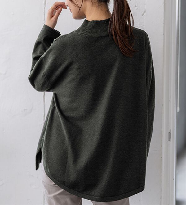 BELLUNA（ベルーナ）の「もちもちニットゆったり快適チュニック（チュニック）」｜詳細画像