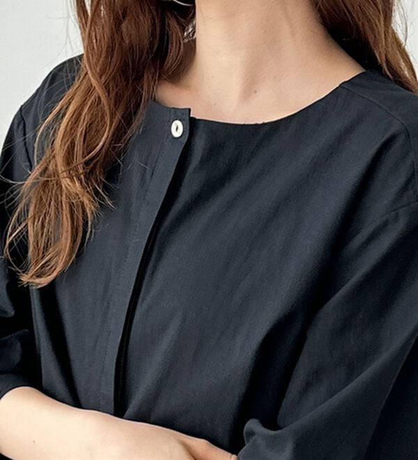 GeeRA（ジーラ）の「羽織にもなる！ペプラムシャツチュニック（チュニック）」｜詳細画像