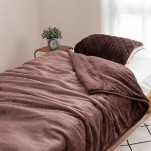 「あったかフランネル３層毛布【吸湿発熱・蓄熱・保湿・抗菌防臭】＜ベルウォーム・ベルモイスト＞＜洗える・シングル・ダブル＞（毛布・ブランケット）」｜詳細画像