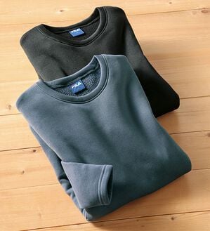 「【３枚組】＜フィラ＞ホットテックぐ～んと伸びる裏ボア長袖丸首シャツ（メンズ肌着・インナーウェア）」｜詳細画像