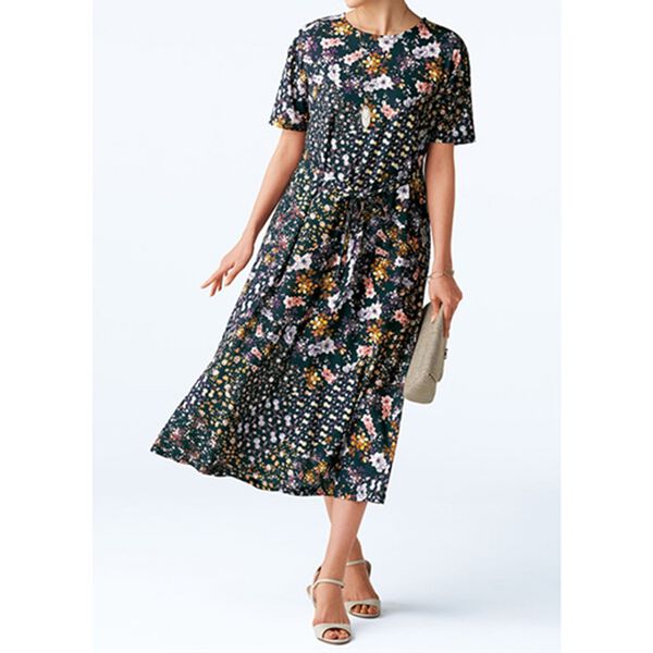 BELLUNA（ベルーナ）の「＜トランスファーテックス＞プリントワンピース（プリントワンピース）」｜詳細画像