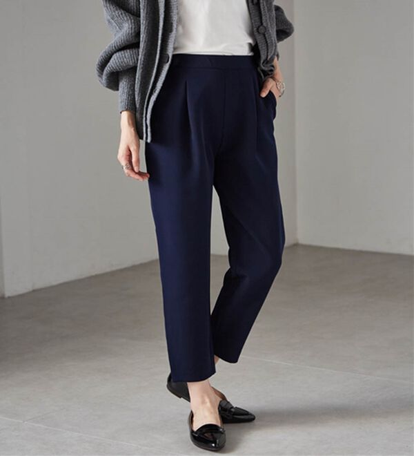 RANAN（ラナン）の「美脚シルエットクロップドパンツ（フルレングスパンツ）」｜詳細画像