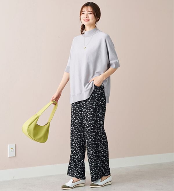 BELLUNA（ベルーナ）の「ガシガシ洗える！涼しげ夏用ドルマンニット（ニット・セーター）」｜詳細画像