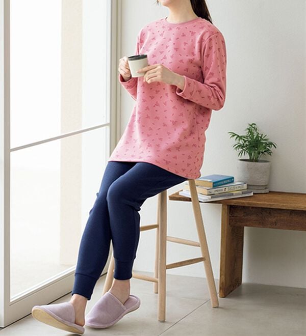 ルフラン（ルフラン）の「【２着組】肩がホカホカあったかパジャマ（パジャマ・ルームウェア）」｜詳細画像