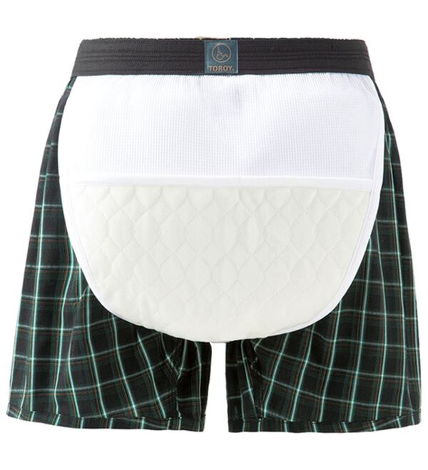 「【３枚組】＜トロイ＞お尻までしっかり安心！吸水ハンモックパンツ（メンズ尿漏れパンツ）」｜詳細画像