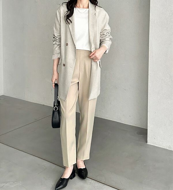 GeeRA（ジーラ）の「美脚きれい魅せ！テーパードパンツ（フルレングスパンツ）」｜詳細画像