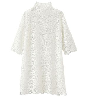 BELLUNA（ベルーナ）の「脱Ｔシャツレースインナー（ブラウス）」｜オフ白