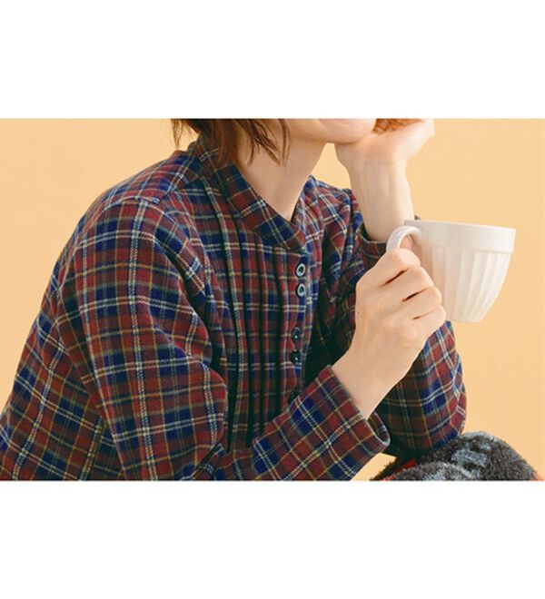 ルフラン（ルフラン）の「【３色組】【ホカロン】ぽっかぽか裏ファーチュニック（チュニック）」｜詳細画像