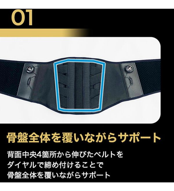 「＜Ａｌｐｅｎ＞ＴＧＦダイヤル式サポーター（サポーター・肩腰膝ケア）」｜詳細画像