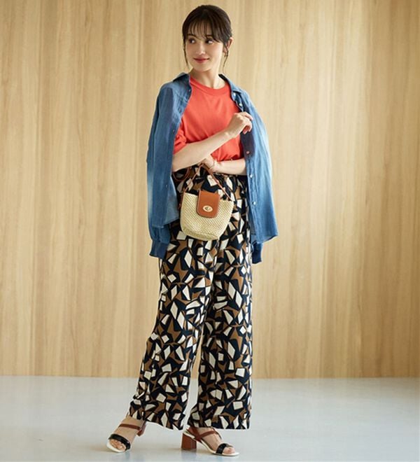 BELLUNA（ベルーナ）の「肌に張り付かない！シャリ冷や高見えニットＴ（ニット・セーター）」｜詳細画像