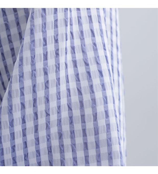 BELLUNA（ベルーナ）の「リップル素材切替デザインブラウス（ブラウス）」｜詳細画像