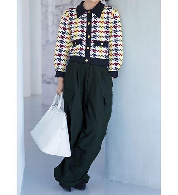 RANAN（ラナン）の「ウール調ツイルカーゴパンツ（その他パンツ）」｜詳細画像