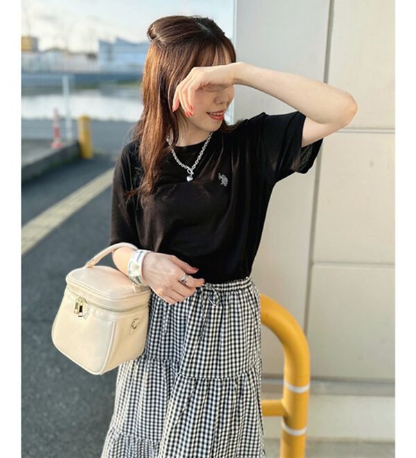 GeeRA（ジーラ）の「【Ｕ．Ｓ．　ＰＯＬＯ　ＡＳＳＮ．】スラブシアーTシャツ（Tシャツ）」｜詳細画像