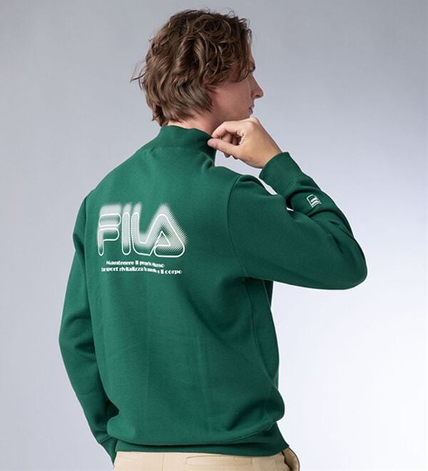 「＜フィラ＞お洒落な大人見え裏起毛トレーナー（メンズトレーナー）」｜詳細画像