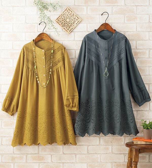 ルフラン（ルフラン）の「スカラップレース使いの美人ブラウス（ブラウス）」｜詳細画像