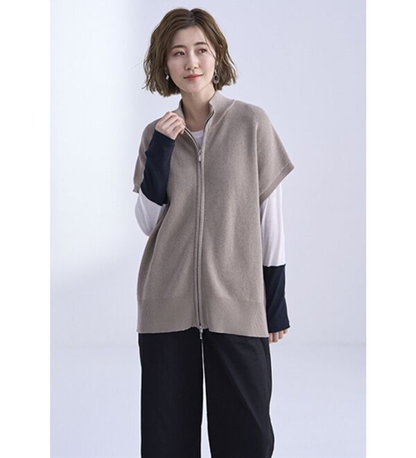 BELLUNA（ベルーナ）の「綿１００％ニットジャンパースカート（ジャンパースカート）」｜詳細画像