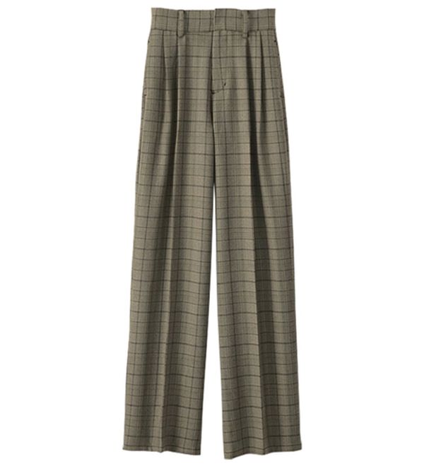 BELLUNA（ベルーナ）の「静電気防止加工！タックデザインワイドパンツ（ワイドパンツ・ガウチョ）」｜詳細画像