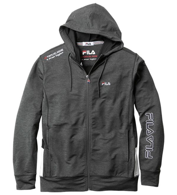 リリアン＊FILAフィラ＊星柄パッチが可愛い杢グレーのスウェットパーカーL 楽天市場】FILA フィラ パーカー メンズ プルパーカー