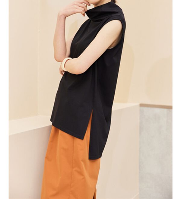 RANAN（ラナン）の「スリーブレスハイネックプルオーバー（カットソー）」｜詳細画像