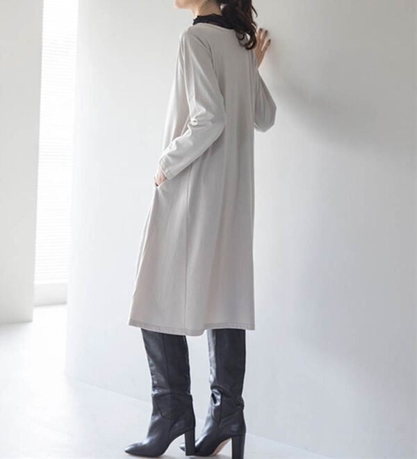 RANAN（ラナン）の「【選べる２丈】＜ＢＣ＞ポケット付マキシワンピース（その他ワンピース）」｜詳細画像