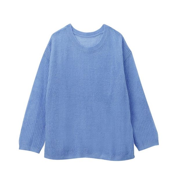 GeeRA（ジーラ）の「モヘアライクシアーオーバーニット（ニット・セーター）」｜詳細画像