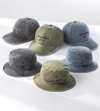 「＜クロコダイル＞こだわりの洗い加工帽子（メンズ帽子）」