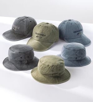 「＜クロコダイル＞こだわりの洗い加工帽子（メンズ帽子）」｜詳細画像