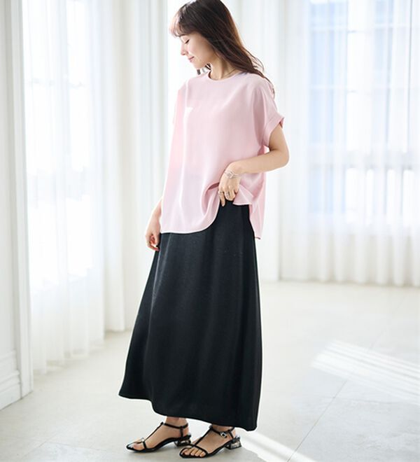 RANAN（ラナン）の「前後2WAYハーフジップブラウス（ブラウス）」｜詳細画像