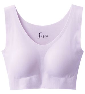 LAVIENNE（ラヴィエンヌ）の「綿混Ｓｕ－ｐｉｔａ（スーピタ）リラックスブラ・ショーツ（別売）（ブラジャー）」｜ラベンダー