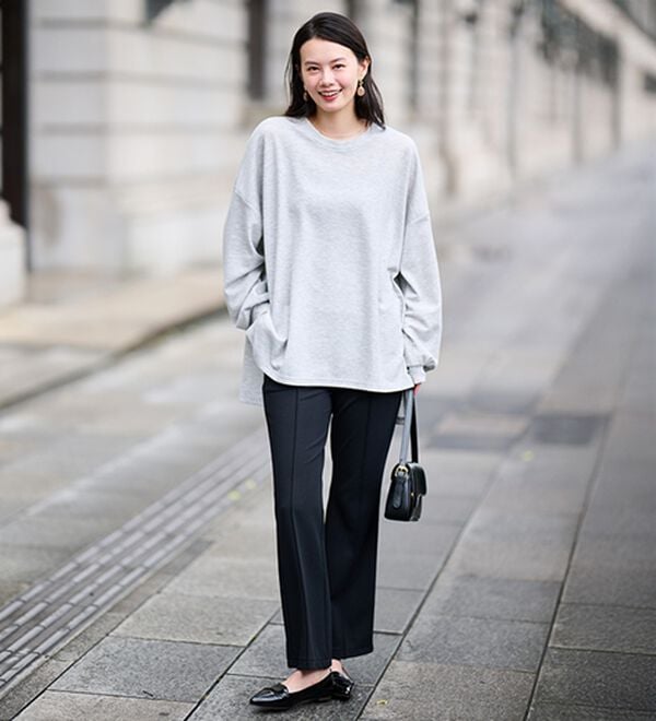 RANAN（ラナン）の「オーバーサイズスウェットＴ（カットソー）」｜詳細画像