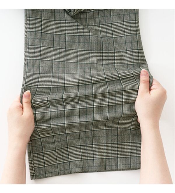 BELLUNA（ベルーナ）の「ストレッチ素材ベルト付ワイドパンツ（ワイドパンツ・ガウチョ）」｜詳細画像