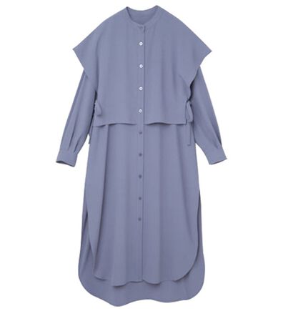 RANAN（ラナン）の「ヨーク重ね使い深スリットシャツチュニック（チュニック）」