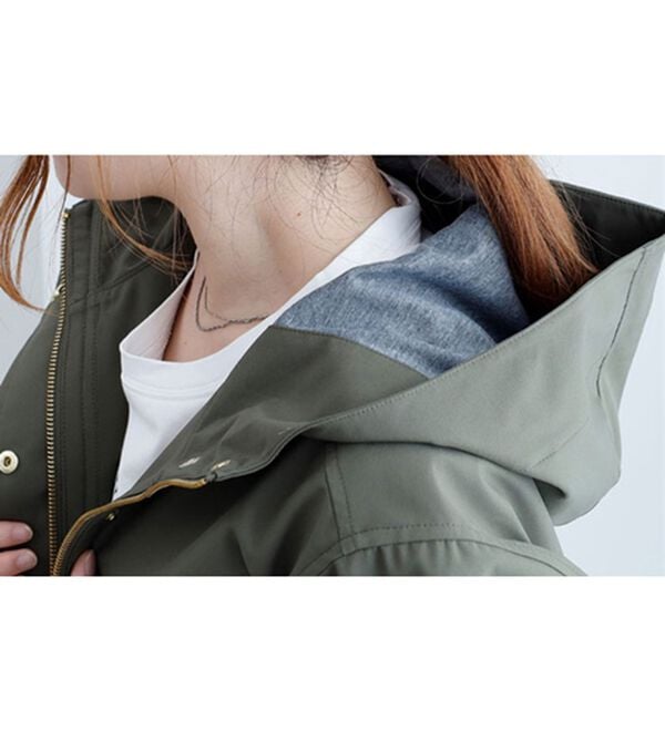 BELLUNA（ベルーナ）の「はっ水ボンディング素材マウンテンパーカー（ハーフコート）」｜詳細画像