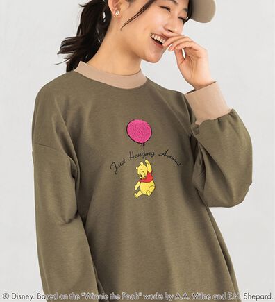 BELLUNA（ベルーナ）の「＜Ｄｉｓｎｅｙ＞リブ配色ゆったりトレーナー（トレーナー・スウェット）」