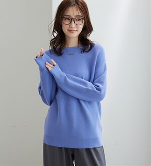 BELLUNA（ベルーナ）の「ラメ調もちもちニットプルオーバー（ニット・セーター）」｜ライラック