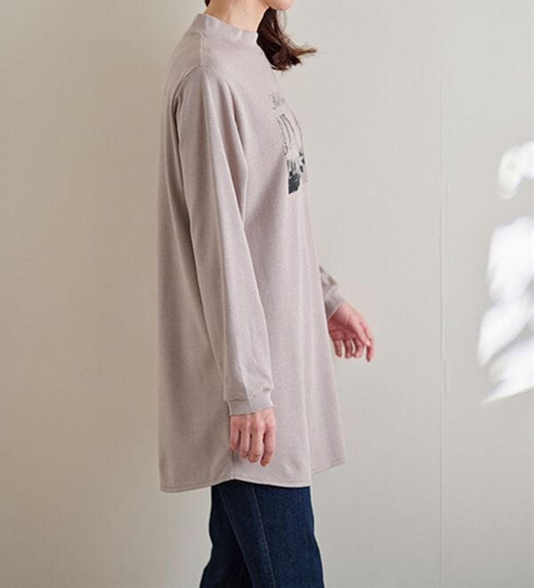 BELLUNA（ベルーナ）の「【メルティポンチ】プリントチュニック（チュニック）」｜詳細画像