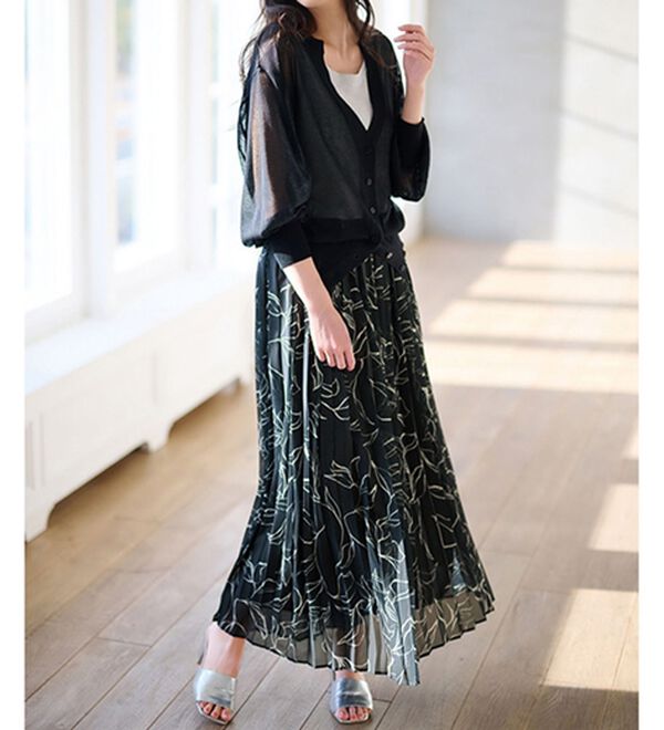 RANAN（ラナン）の「プリーツロングスカート（ロングスカート）」｜詳細画像