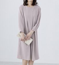 BELLUNA（ベルーナ）の「＜セレモニースタイル＞パール使いワンピース（フォーマルワンピース）」