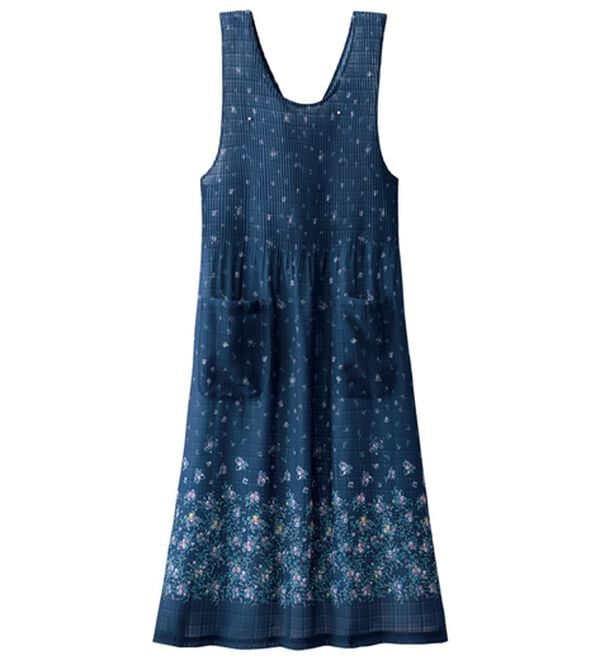 「【３枚組】涼やかプリーツチュニック（エプロン）」｜詳細画像