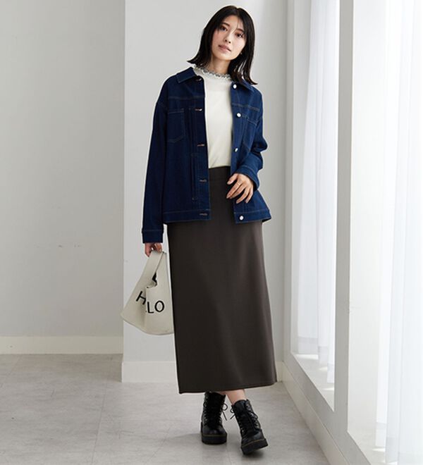 BELLUNA（ベルーナ）の「重ね着風フリル衿プルオーバー（カットソー）」｜詳細画像